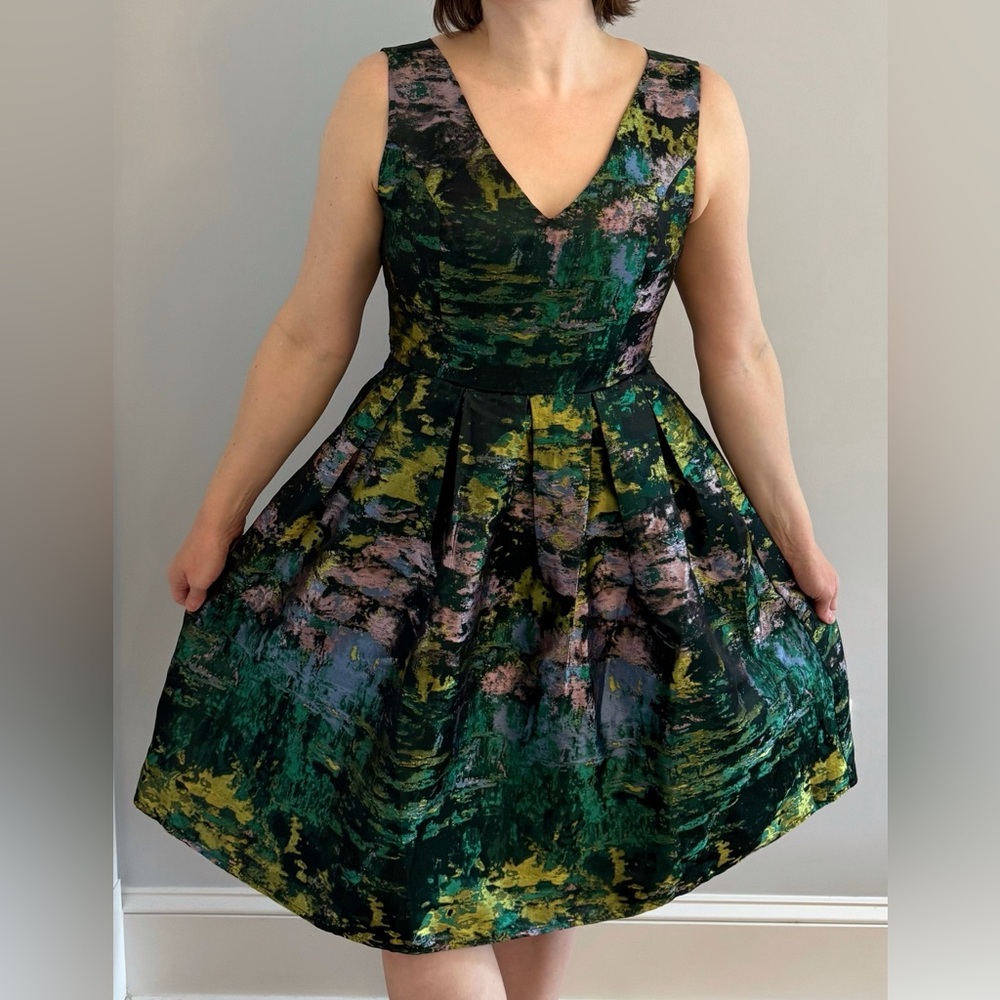 Liza Luxe Monet Taffeta Dress